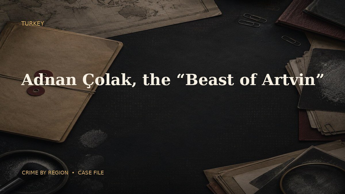 Adnan Çolak, the “Beast of Artvin”