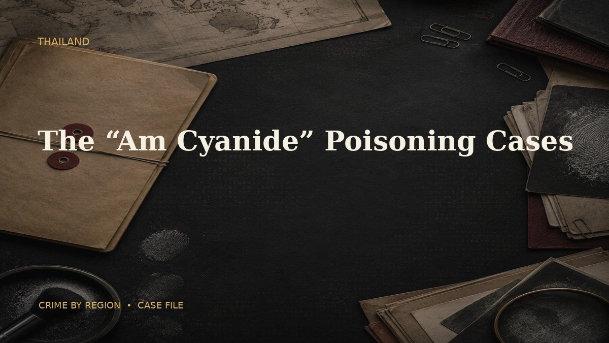 The Am Cyanide poisoning cases