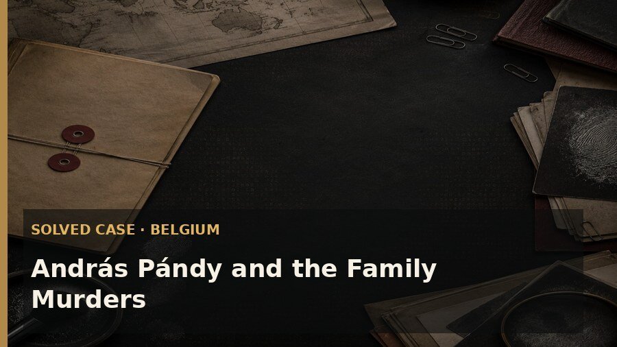 Editorial cover for András Pándy and the Family Murders