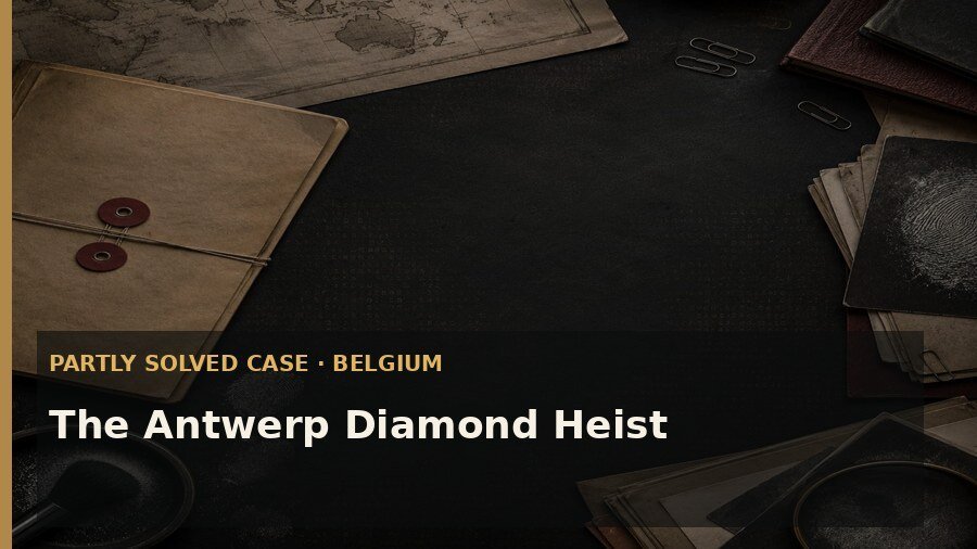 Editorial cover for The Antwerp Diamond Heist