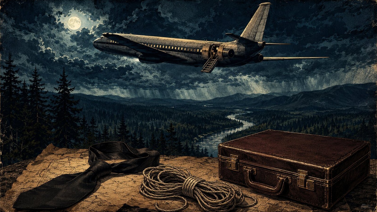 Editorial cover for The D. B. Cooper Hijacking