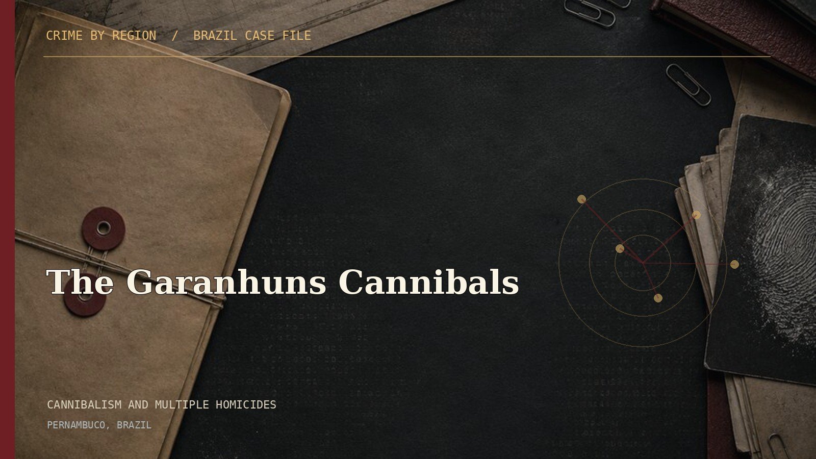 Editorial artwork for The Garanhuns Cannibals