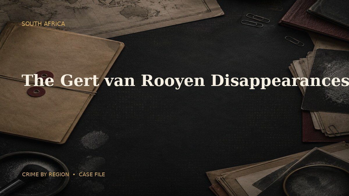 The Gert van Rooyen Disappearances