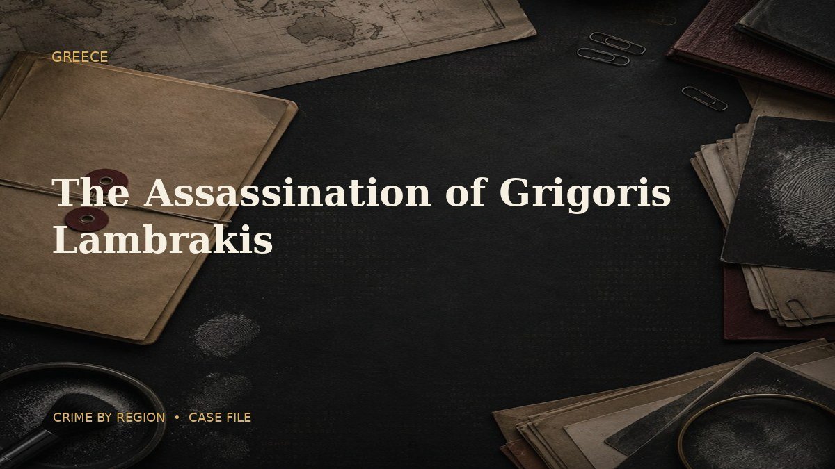 The Assassination of Grigoris Lambrakis
