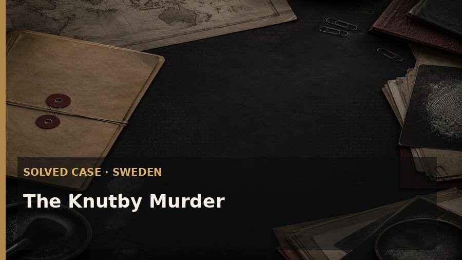 Editorial cover for The Knutby Murder