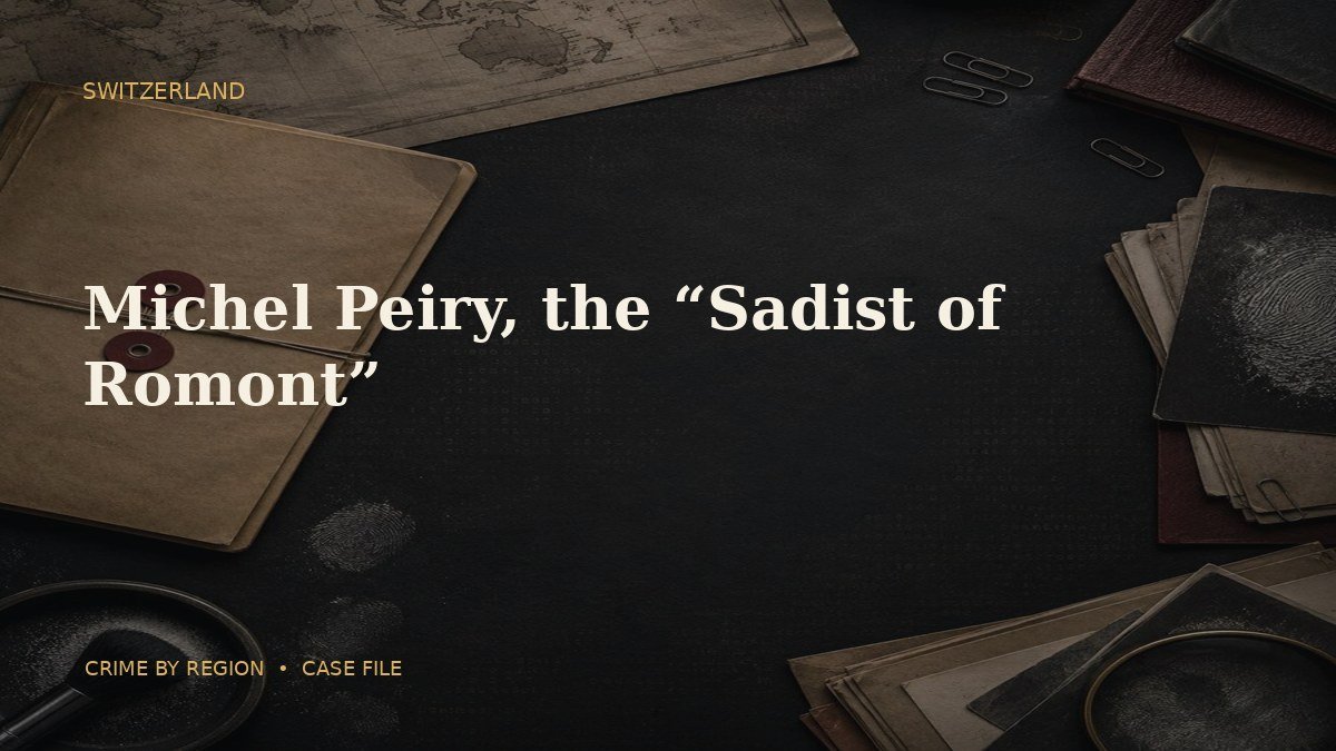 Michel Peiry, the “Sadist of Romont”