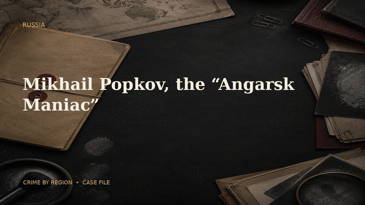 Mikhail Popkov, the Angarsk Maniac