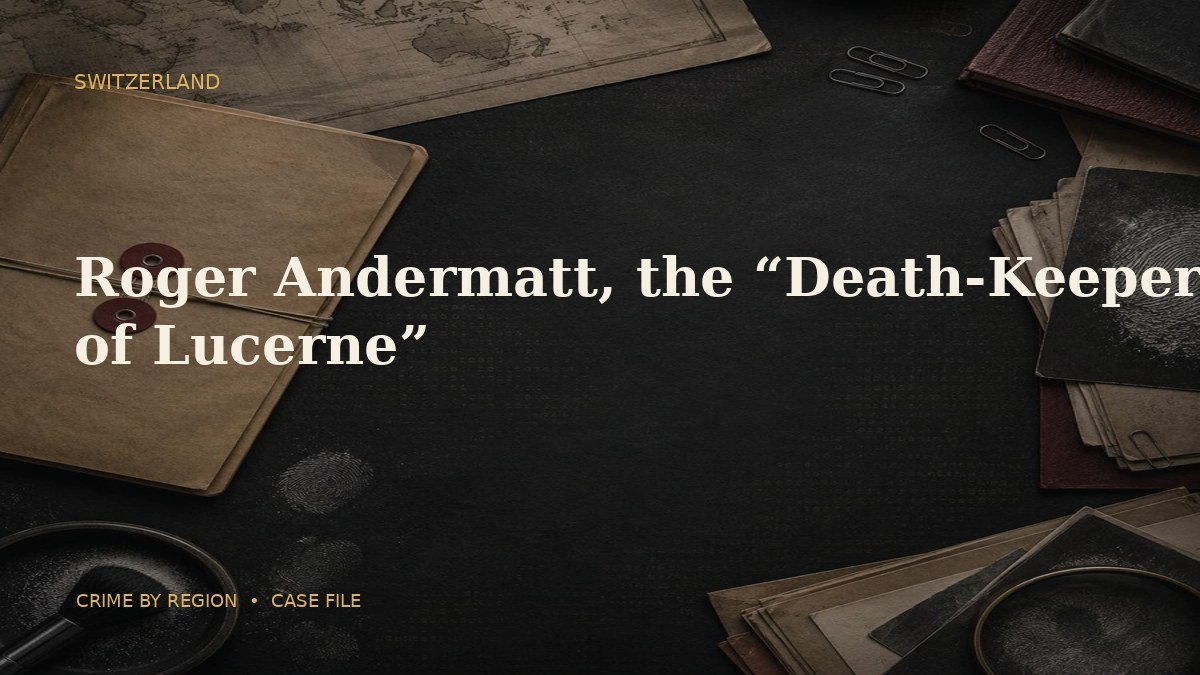 Roger Andermatt, the “Death-Keeper of Lucerne”