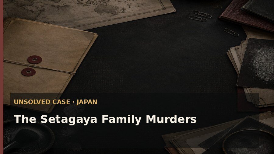 Editorial artwork for The Setagaya Family Murders