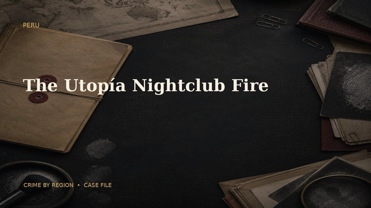 The Utopía Nightclub Fire