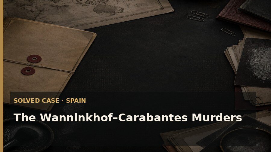 Editorial cover for The Wanninkhof–Carabantes Murders